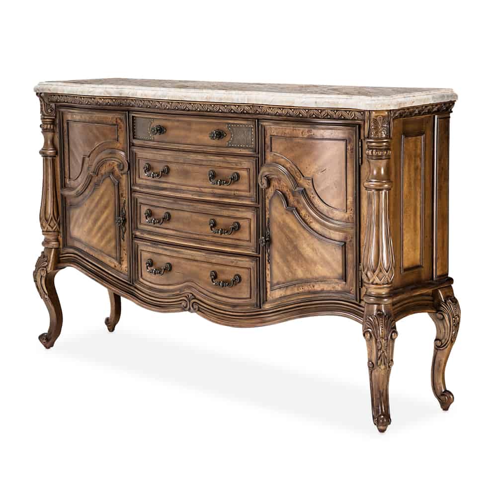 Vintage oak cabinets can be valuable.