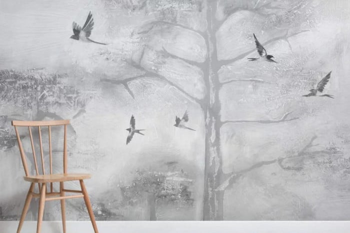 Grey-Toned Mural