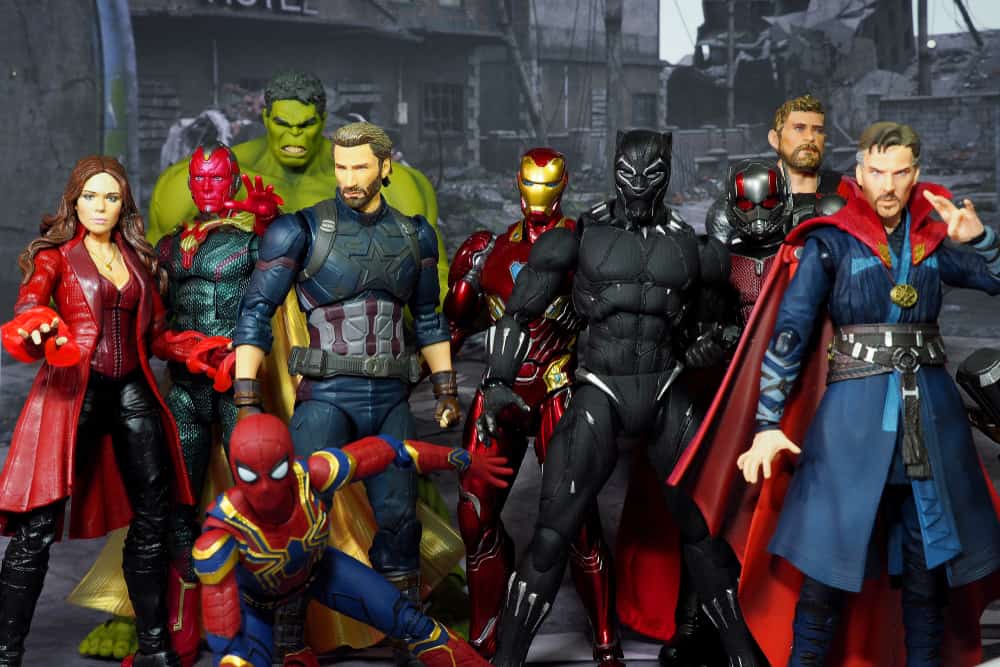Marvel Avenger action figures. Credit: Shutterstock