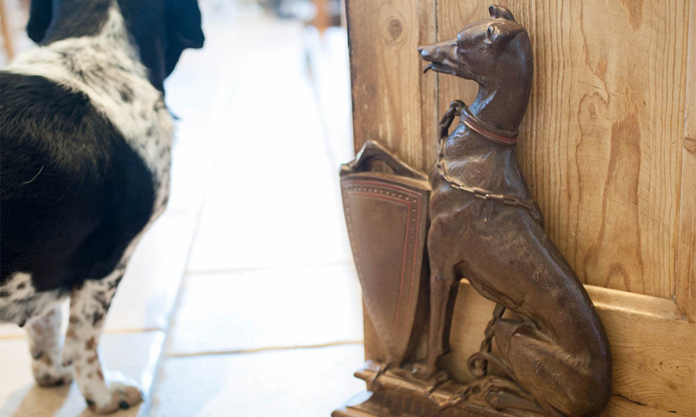 This is a rare black cat door stop.