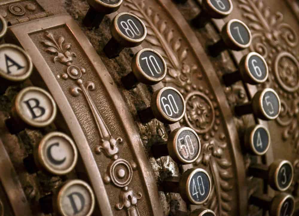 Vintage cash register image