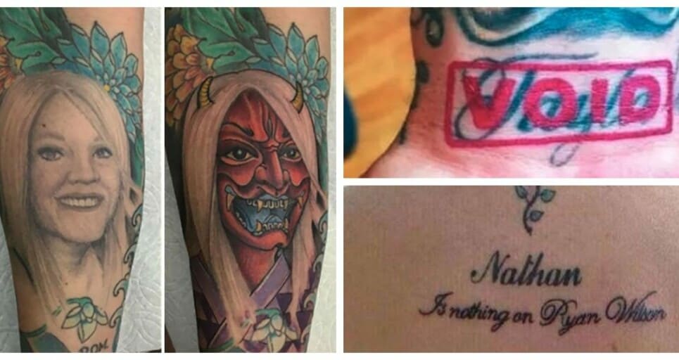 40 tatuajes de relaciones fallidas que debieron cubrirse