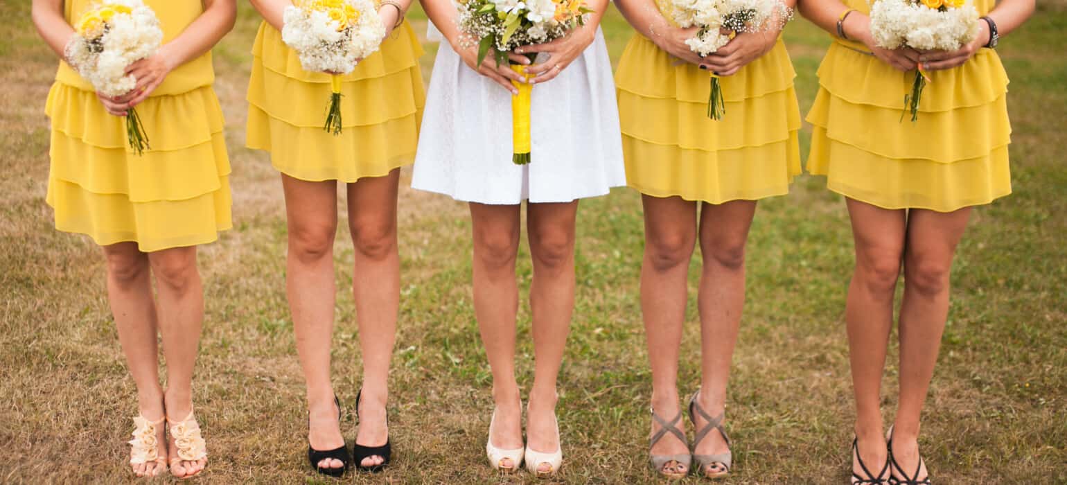 Ridiculous Vintage Bridesmaids Dresses that Should Have Been Burned