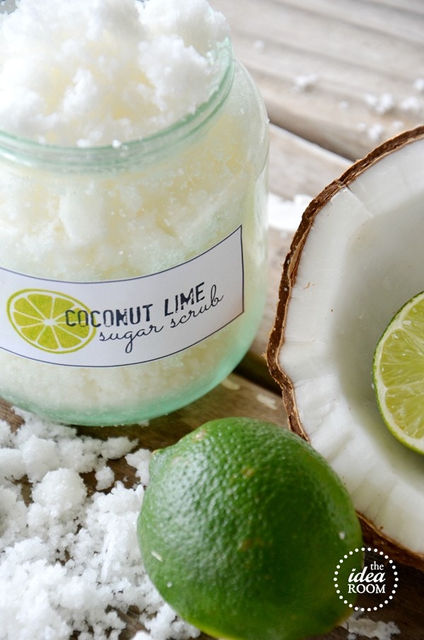 Coconut lime sugar scrub beauty product. Credit: The Idea Room