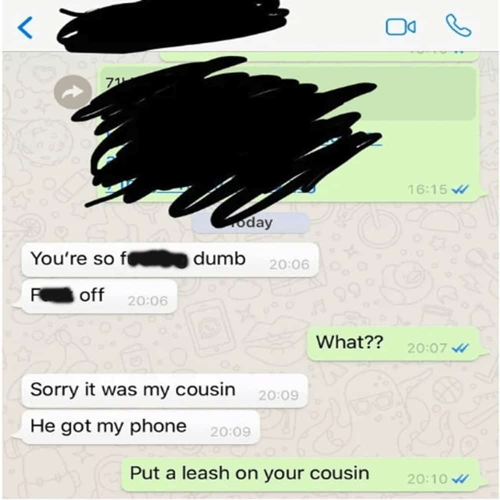 The Cousin Strikes Again