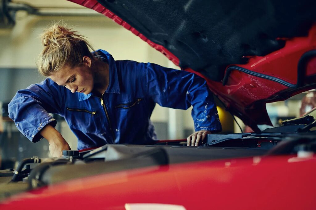 Female Auto Worker