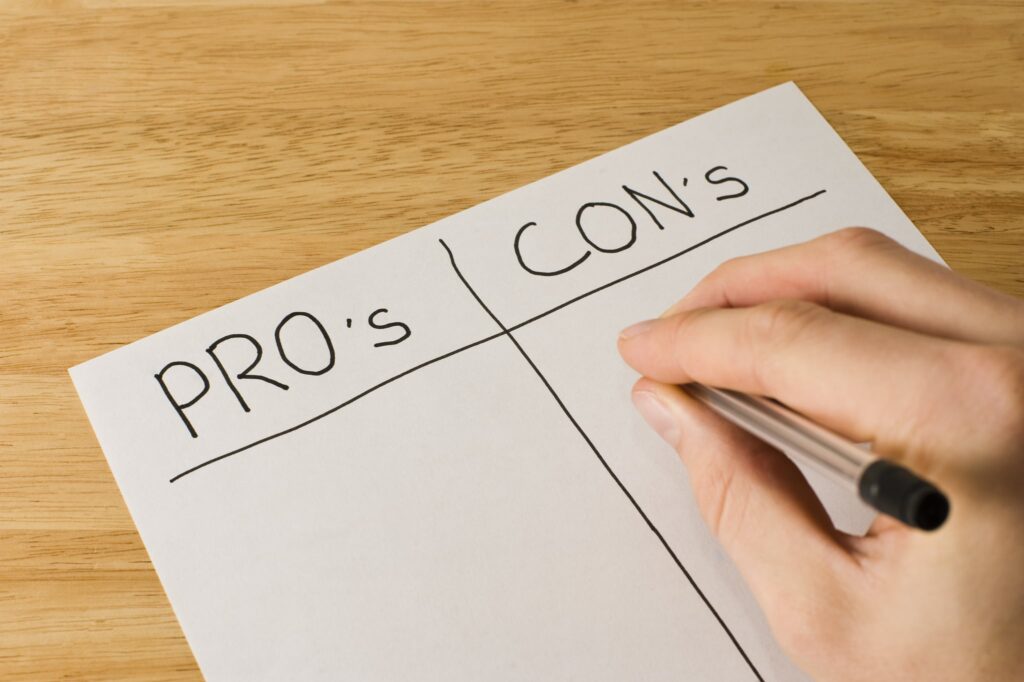 Make Pros Cons List