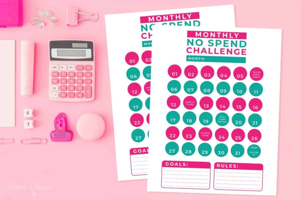 No Spend Challenge 4 Blog Header