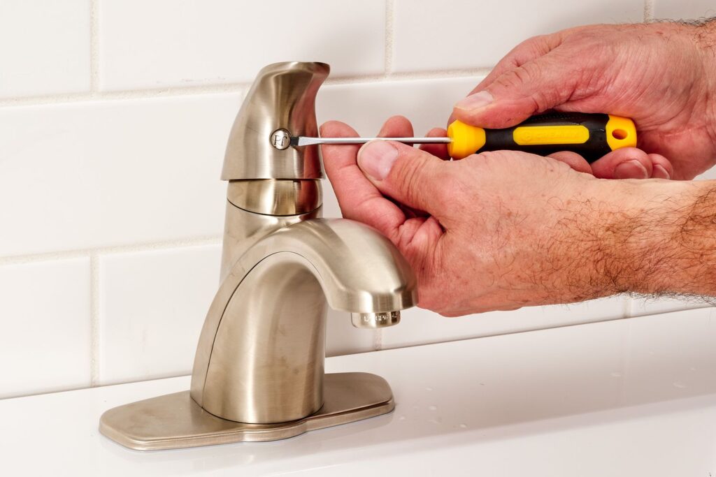 Removing The Cartridge To Fix The Leaky Faucet