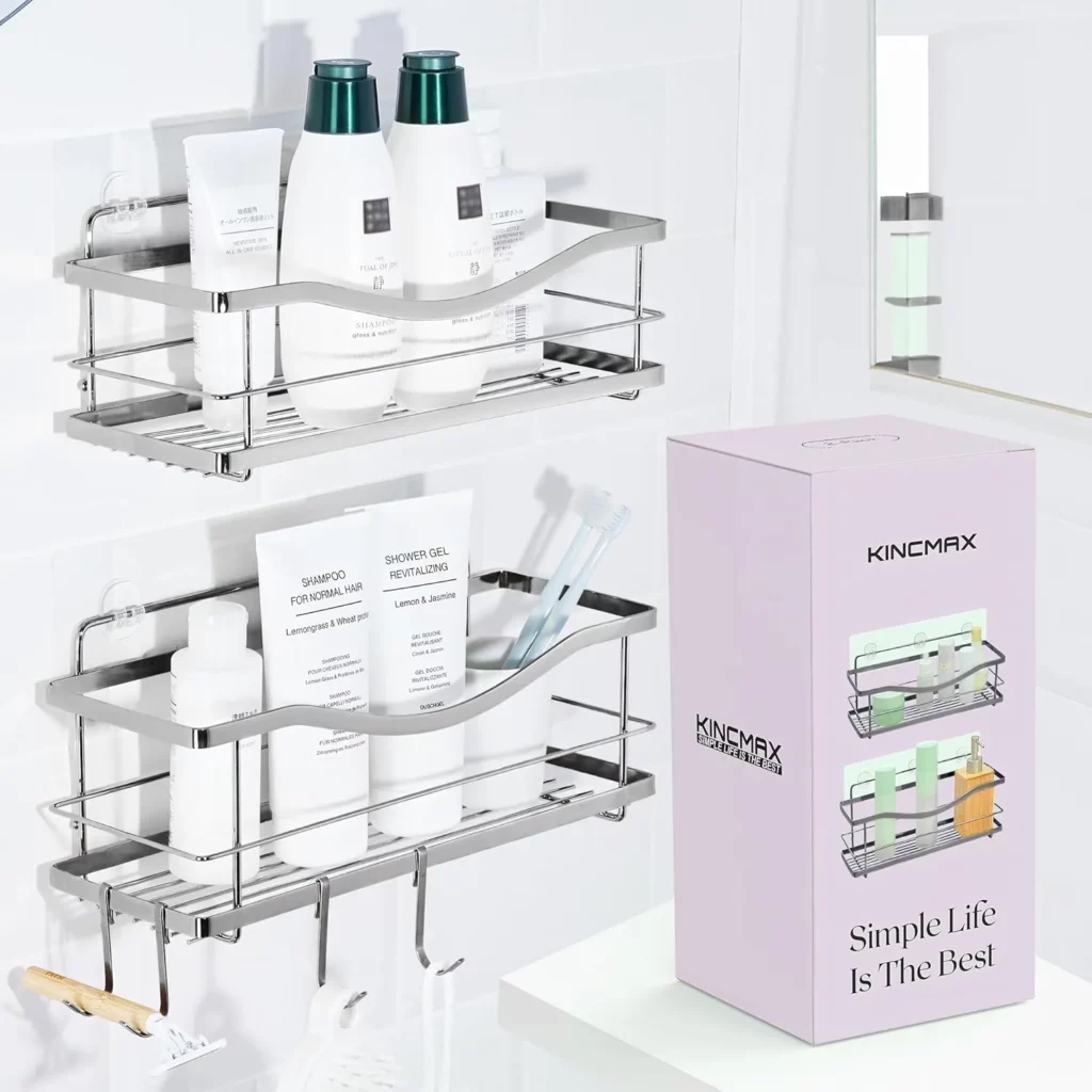 2 Piece Shower Caddy Set