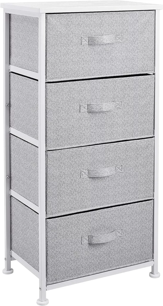 Affordable Fabric 4 Drawer Dresser For Under $50