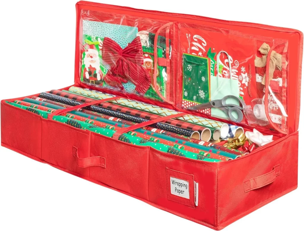 Game Changing Wrapping Paper Storage Container